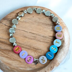 Big Sister beaded bracelet