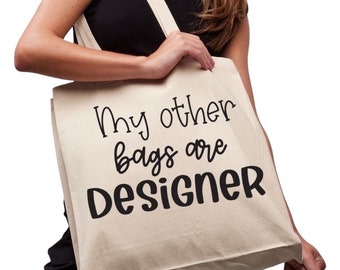 Slogan tote bag