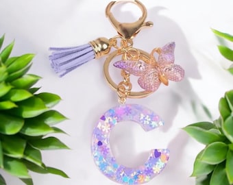 Resin initial keyring