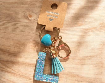 Resin initial keyring