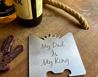 Engraved bottle opener, fathers day gift, perfect for fathers day, custom steel bottle opener, Groomsmen