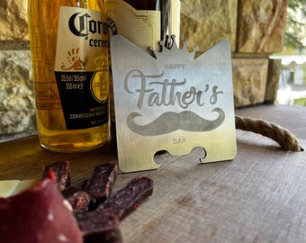 Handmade steel bottle opener, fathers day gift, Special design bottle opener, custom steel bottle opener, Coaster opener