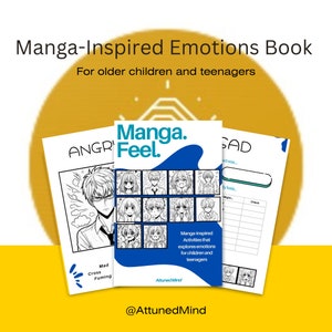 Manga Inspired Emotion / Feelings Activity Booklet for Older Children and Teens image 1