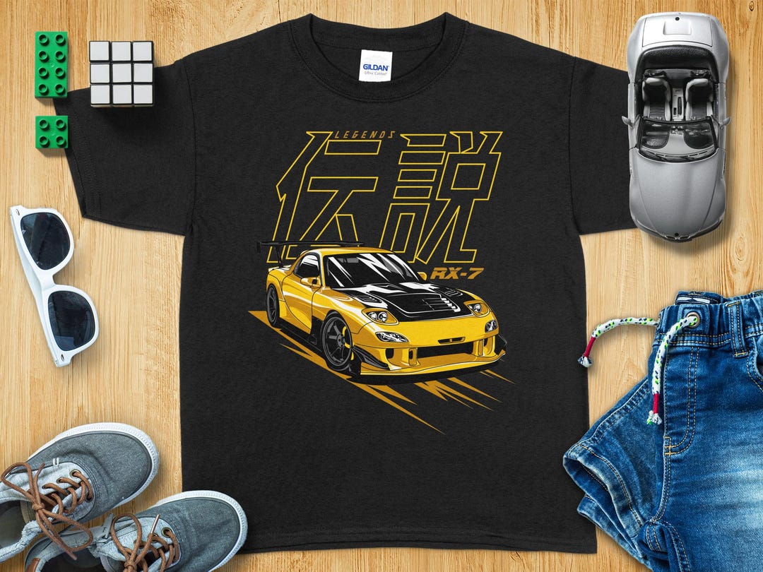 LIMITED Han's RX7 Just Drift It EMBROIDERED T-Shirt main image 1