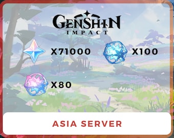 Asia Server | 71000+ Primogems | Genshin Impact Account Genshin Impacts Account Reroll Accounts