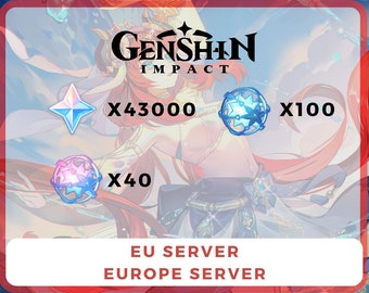 Server UE / Server Europa / 43000+ Primogem / Account Genshin Impact Account Genshin Impact Riavvia account