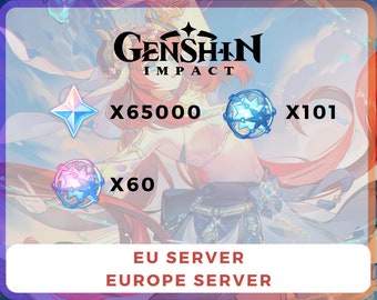 EU Server | Europe Server | 65000+ Primogems | Genshin Impact Account Genshin Impacts Account Reroll Accounts
