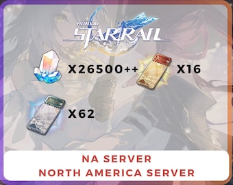 NA Server | America Server | 26500+ Jades| Honkai Star Rail Account Reroll Accounts