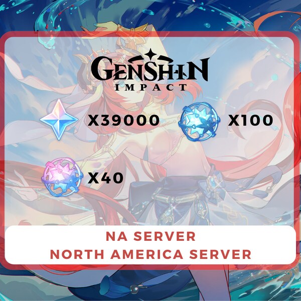 NA Server | America Server | 39000+ Primogems | Genshin Impact Account Genshin Impacts Account Reroll Accounts