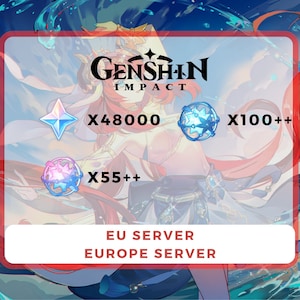 EU Server | Europe Server | 48000+ Primogems | Genshin Impact Account Genshin Impacts Account Reroll Accounts