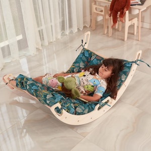 Montessori Arch Rocker Swing with Pillow, Arche Montessori, Climber Arch and pillow, Montessori Furniture, Christmas gift