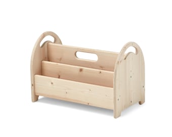 Montessori Bookshelf: Birch Wood Nursery Bookcase for Kids