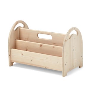Montessori Bookshelf | Wooden Bookcase for Kids Room | Toddler Shelf Gift | Baby Room Organizer | Nursery Furniture