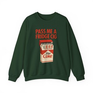 Felpa divertente "Frigorifero Cig" di Diet Coke, Felpa divertente "Frigorifero Cig" di Diet Coke, Pacchetto di sigarette di Diet Coke, Maglietta "Passami una sigaretta da frigorifero", Sigaretta da frigorifero immagine 9