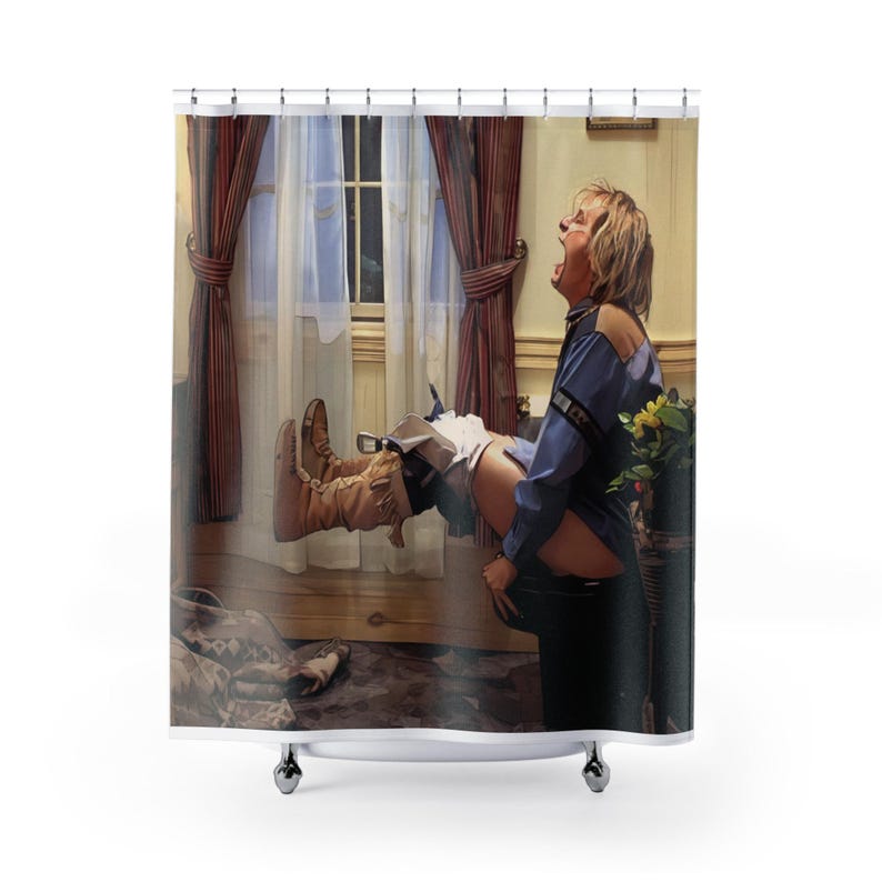 Dumb and Dumber Bathroom Scene Shower Curtain, Funny Bathroom Curtain ...