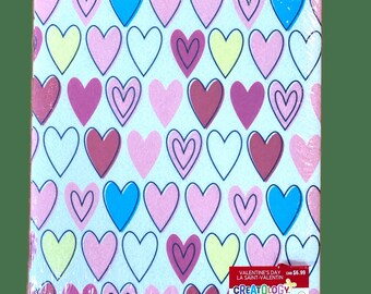 Creatology Valentines Day Felt Sheets 10 PCS 2 Patterns 2 Packs
