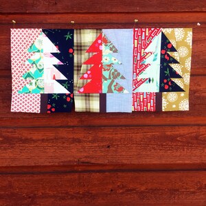 Colorblock Tree Pattern - Etsy