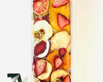 Fruits séchés haut de gamme | Mélange naturel de croustilles aux fruits | collation végétalienne saine | Savoureux cadeau gastronomique sans sucre | Cadeau de vacances/anniversaire/Noël