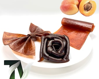 Apricot Fruit Leather |250g| Natural No Sugar Fruit Roll-up (Lavashak, Pestil, Pastila) | Handmade Healthy Snack, Vegan, Gluten-Free Treat