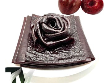 Pruimenfruit roll-up | Lavashak in Perzische stijl | 250 g | 100% natuurlijk zelfgemaakt puur fruitleer | Handgemaakt, nostalgisch aroma