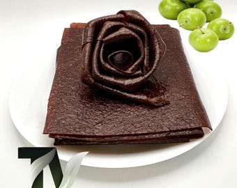Groen pruimfruitleer | Lavashak in Perzische stijl |250 g| Sour Vegan Fruit Rollup | Natuurlijk Traditioneel Traditioneel Snack Zonder Suiker | Gezonde traktatie
