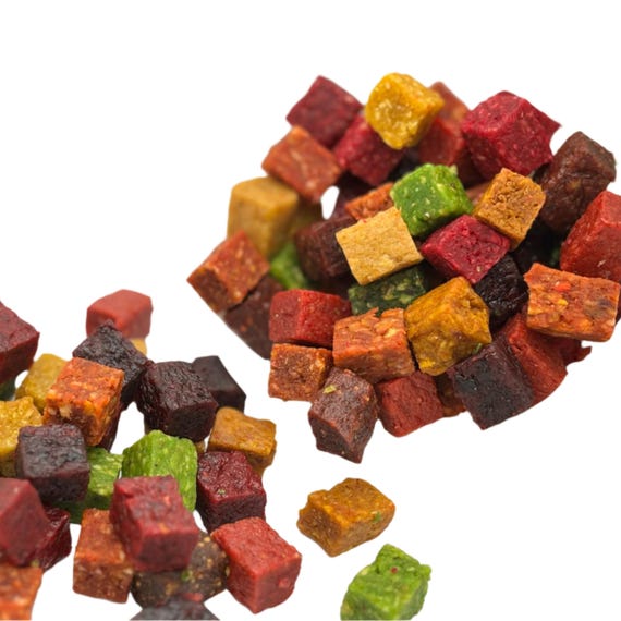 Cube-Sliced Dried Fruits- 300g- healthy snack gift box, party/wedding/birthday flavor, natural fruit snack, drink side