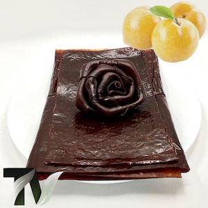 Yellow Plum Fruit Leather | Persian Style Lavashak 250g | Healthy Vegan Sour Fruit Snack | Natural Plum Rollup | No Sugar Added Gift Treat