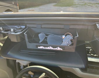2021+ Bronco Over Visor Storage Bin (Sunglass Holder) | Customizable Image, Text & Color