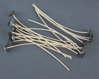 100 Candle Wicks #870: 6" Pre-Tabbed for Soy & Beeswax