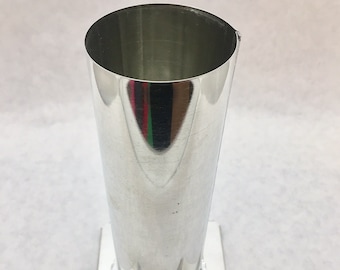 Round Pillar Candle Mold 2.5in x 3.5in - Metal
