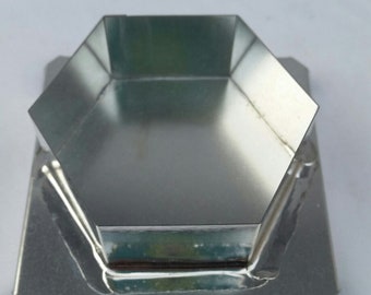 Hexagon Floating Candle Mold 2.5in x 1in, Metal