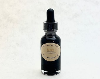Liquid Candle Dye  - IVORY -  1oz Glass Bottle with Dropper