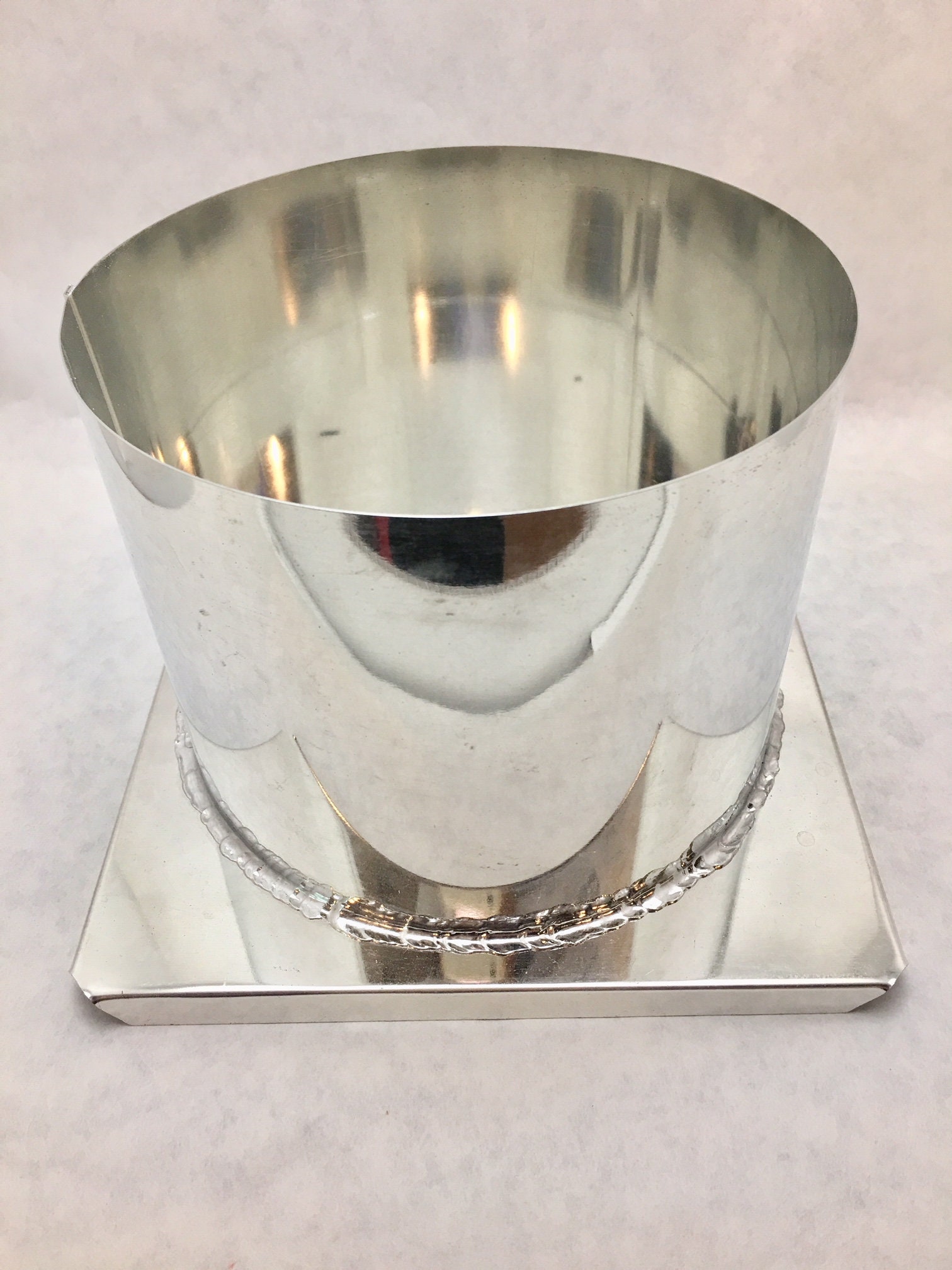 Round Pillar Candle Mold 6in x 4.5in Metal 3 wick holes Etsy