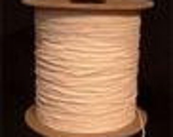 Candle Wick, Wicking - 300ft/100yds - #870 by the foot / yard  Beeswax, Natural Wax