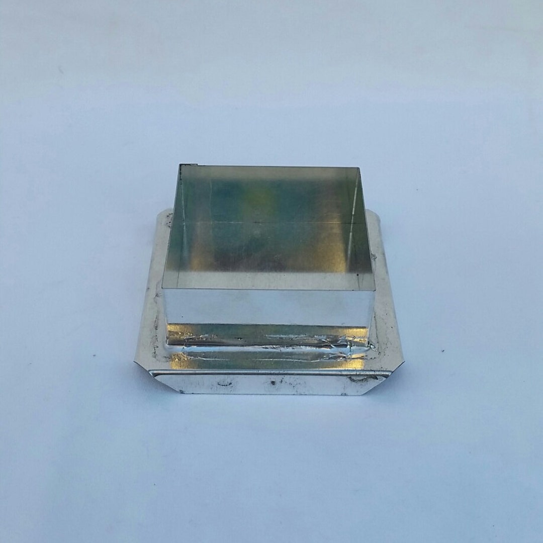 Square Floating Candle Mold 2.5in X 1in Metal Etsy