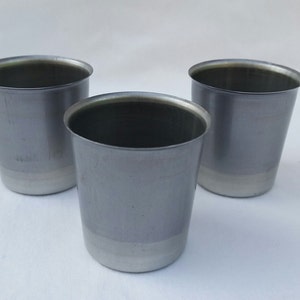 3 Votive Candle Molds, round with wick pins