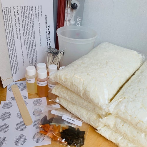 Soy Candle Making Kit 6lb No Containers Microwave Kit Etsy