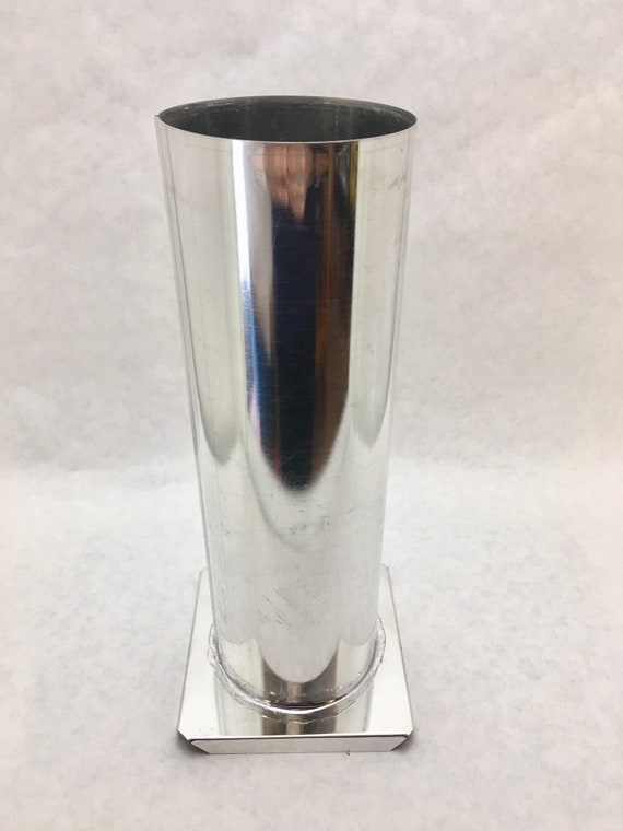 3 1//2/" x 6/" YIN YANG PILLAR METAL CANDLE MOLD NEW