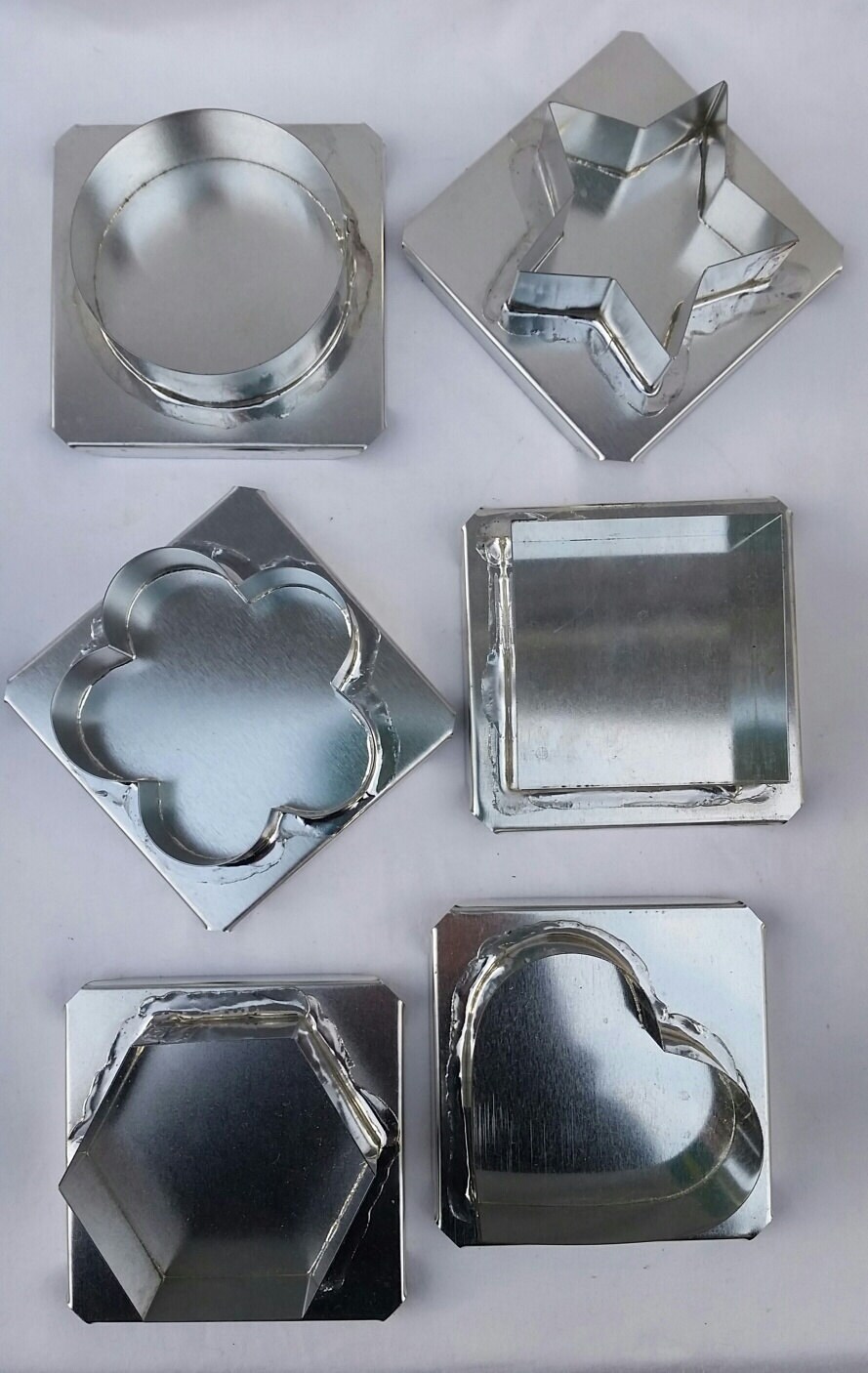 Square Floater Candle Mold 2.5in X 1in Metal NEW Floating Etsy