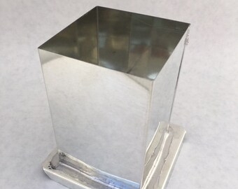 Square Candle Mold 3.6in x 4.9in, Metal