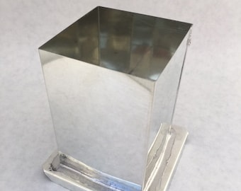 Square Candle Mold 3in x 4.5in, Metal