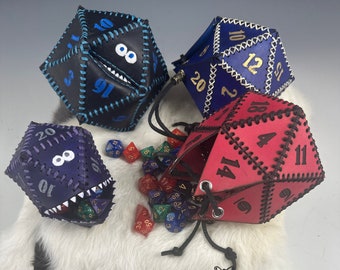 D20 Bundle, Dice Bag and Mimic Dice Bag Patterns