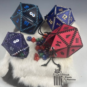 D20 Bundle, Dice Bag and Mimic Dice Bag Patterns