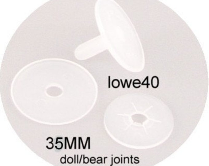 35MM Plastic Doll Joints 12 Sets Bear Making, Doll Making, Needle
