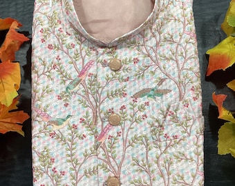 Men's Digital Printed Nehru Jacket: Ethnic Indian Cotton Koti