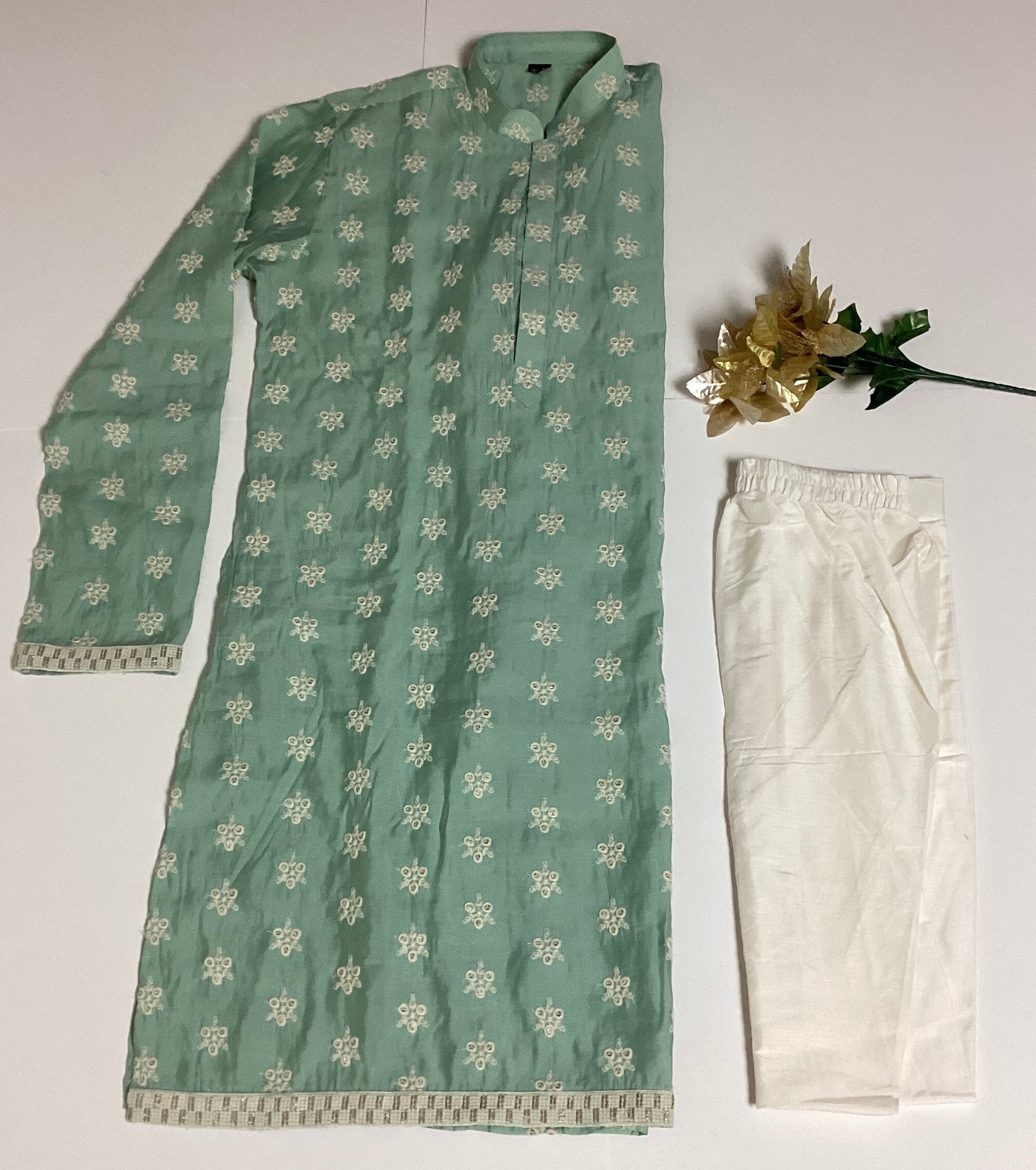 Modi Pyjama Embroidered Kurta Pajama Set With Modi Jacket: Indian Festive Attire - Etsy
