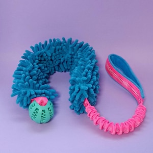 Tug Toy for Dog Traning with mop and ball, Agility Gift, Dog Lover Gift