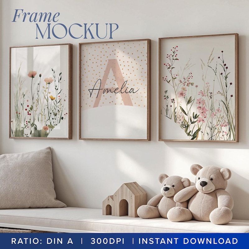 View of Modern Nursery Art - Etsy