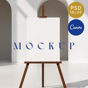 Maqueta de letrero de bienvenida de 18 x 24 pulgadas para despedida de soltera, caballete para exhibición de eventos de baby shower, decoración minimalista para bodas, letrero de saludo vertical personalizado, soporte de lienzo