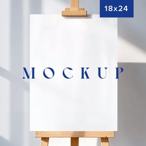 Maqueta de letrero para despedida de soltera de 18 x 24 pulgadas, para exhibición de eventos de baby shower, lienzo en blanco, letrero de bienvenida, caballete, tarjeta con retrato, decoración para recepción de boda, personalizable